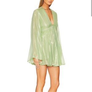 Sundress Brand Shimmering Aquamarine Maud Dress size M/L originally $223 SOLD